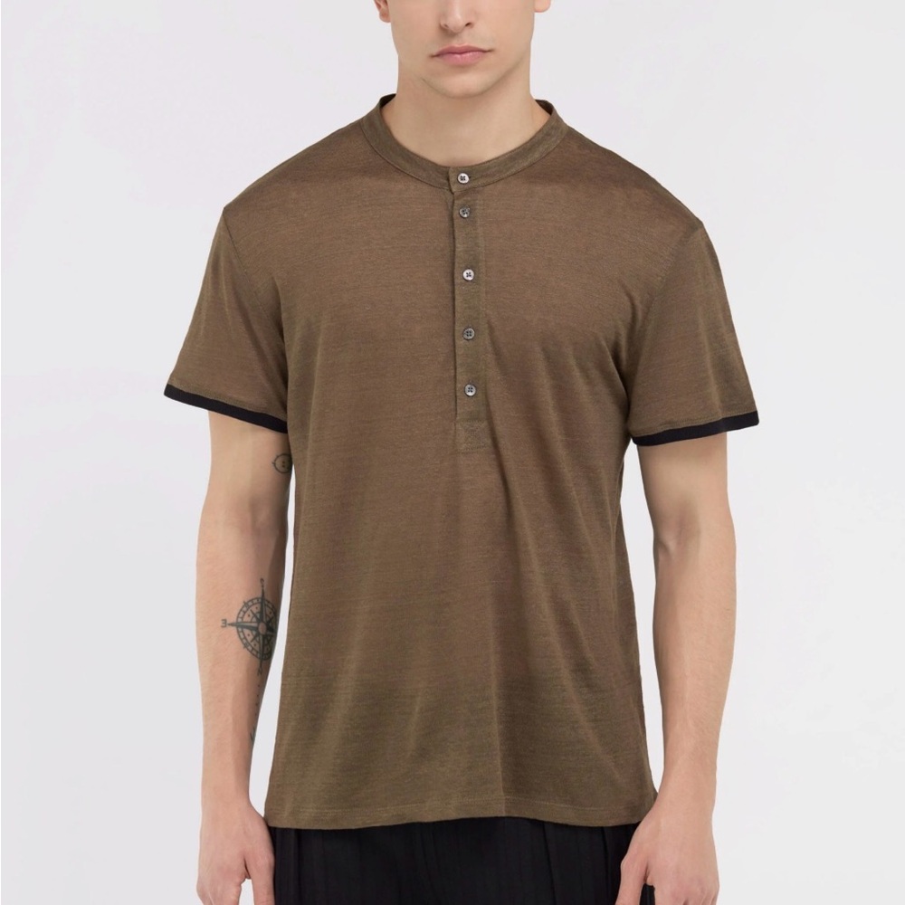 Roberto Cavalli Henley Polo T-Shirt - NWT & Hologram Certificatation